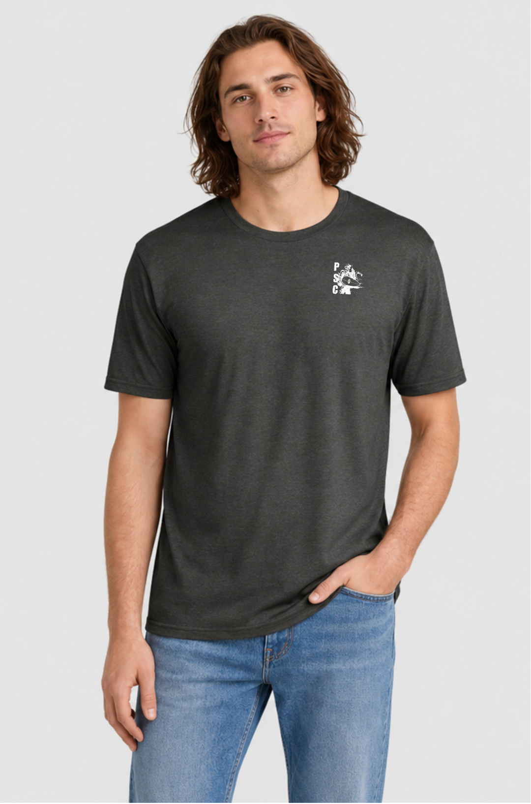 2026 Pendleton Surf Club Contest Promo Shirt Charcoal Front Unisex